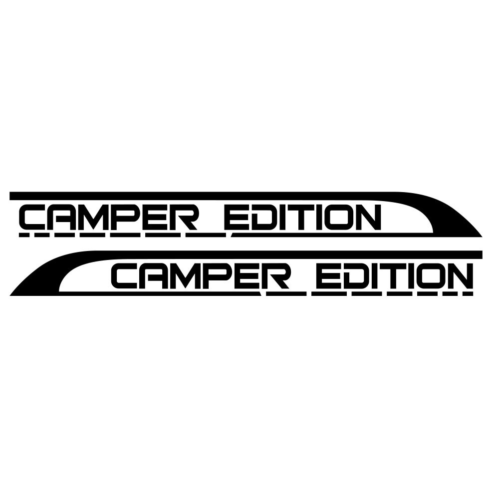 

2pcs for camper edition motorhome stickers decals grahics