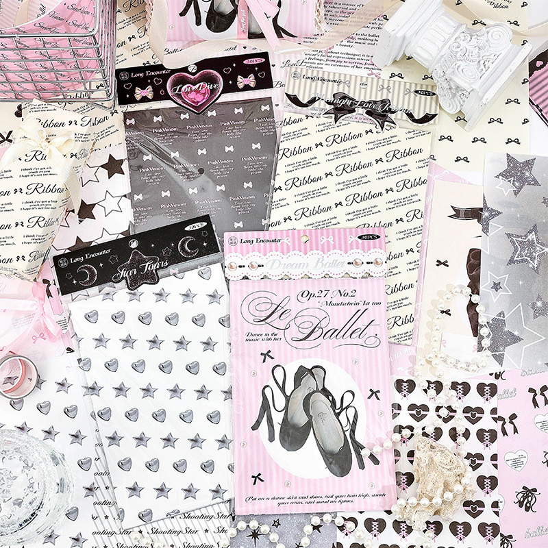 

30 pcs Vintage INS Large size Decorative Hand Account Creativity Background paper handmade DIY Scrapbooking material