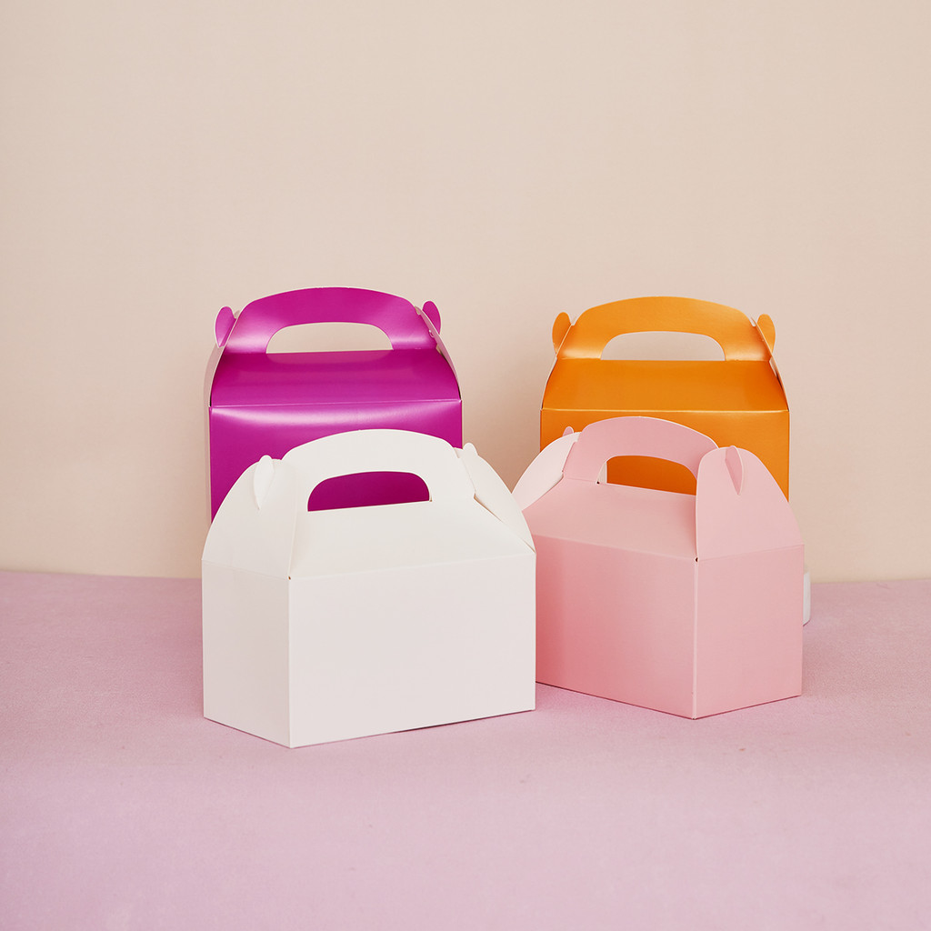 

Christmas hand-held cake box gift packaging box, party baking packaging supplies, holiday supplies