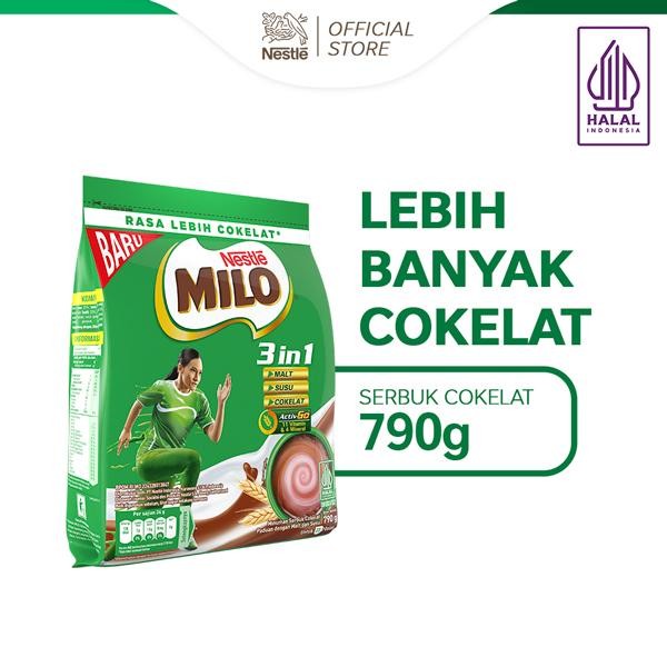 

MILO 3in1 ACTIV-GO Susu Coklat Pouch 790g - NEB4K22