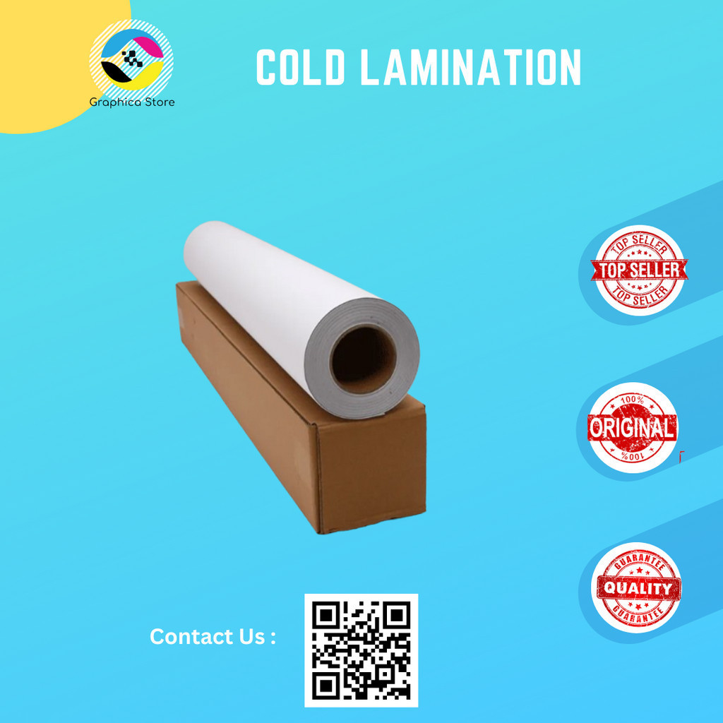 

Bahan Laminating Dingin | Laminating Dingin Sticker Laminasi Roll 120 micron