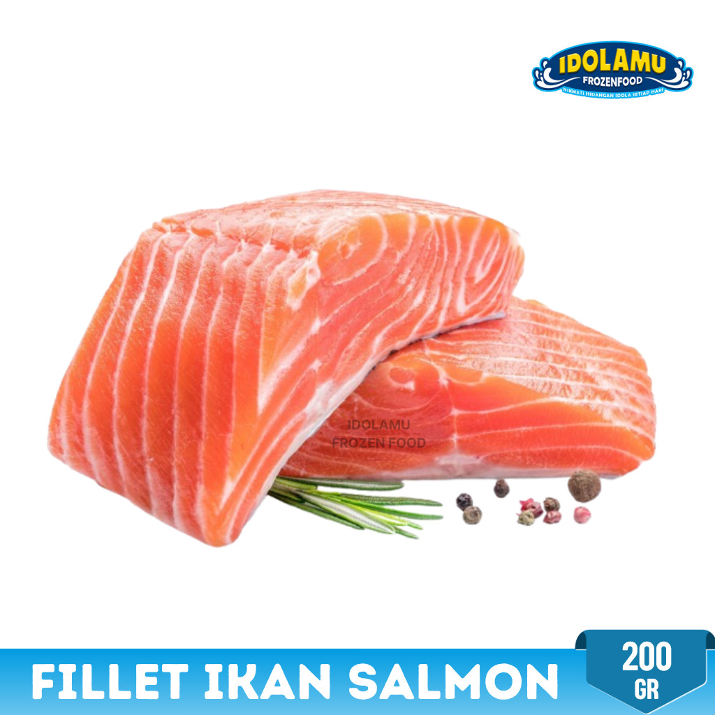 

FIlet Ikan Salmon Daging Ikan Salom Kemasan 200 gr