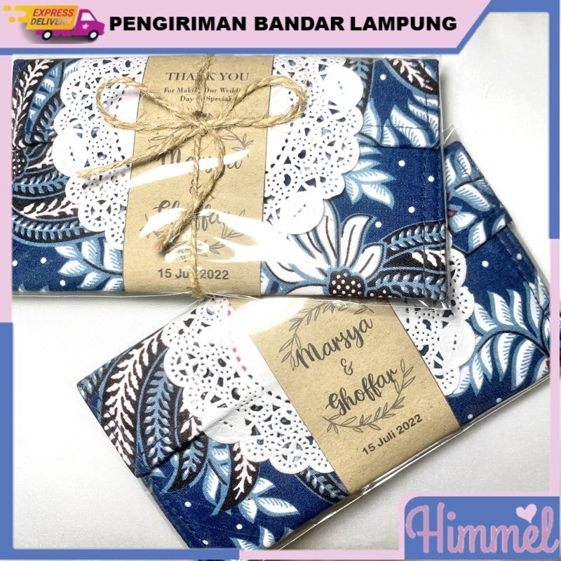 SOUVENIR PERNIKAHAN DOMPET LIPAT BATIK KHAS JOGJA HIMMEL SOUVENIR