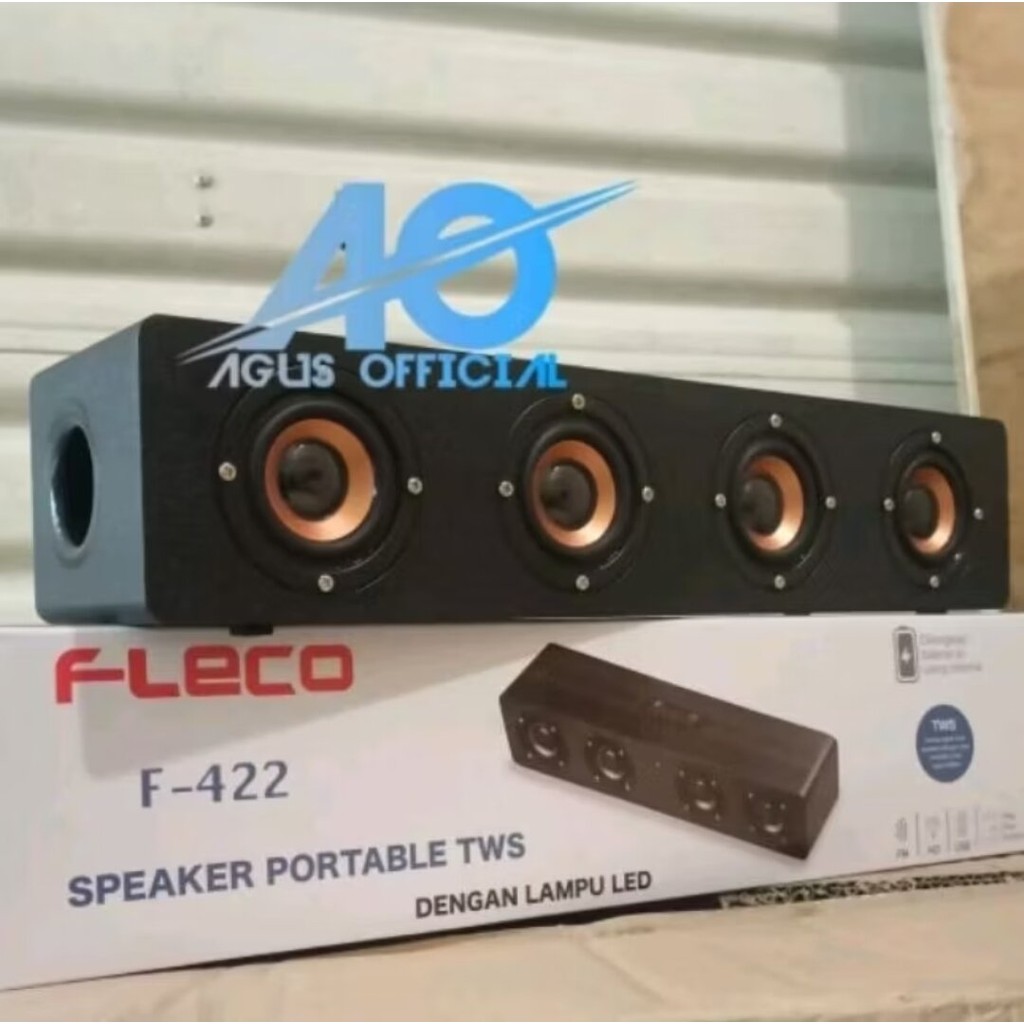 STREO SPEAKER BLUETOOTH FLECO F422 8 INCH XTTRA SUBWOOFER
