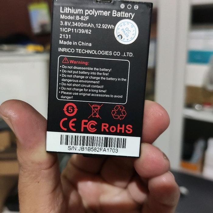 Baterai Inrico T310 aka Retevis RB21 3400 mah