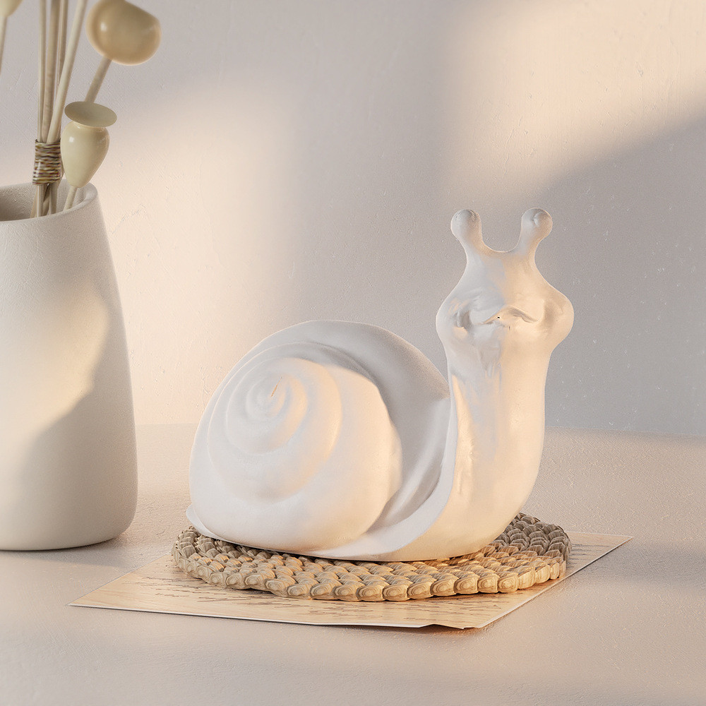 

Big Size Snail Ornament Silicone Mould DIY Crystal Resin Plaster Handicraft Casting Mold Handmade Home Desktop Decoration