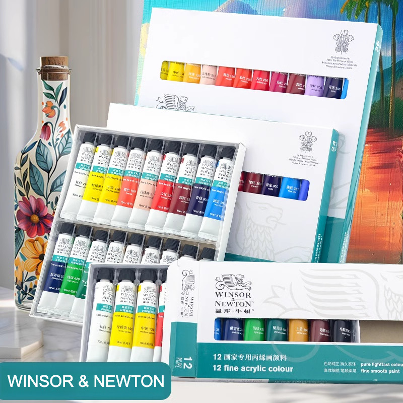 

Winsor & Newton Acrylic Paint Set Waterproof Sunscreen No Fading DIY Hand-painted Wall Painting Textile Painting Graffiti