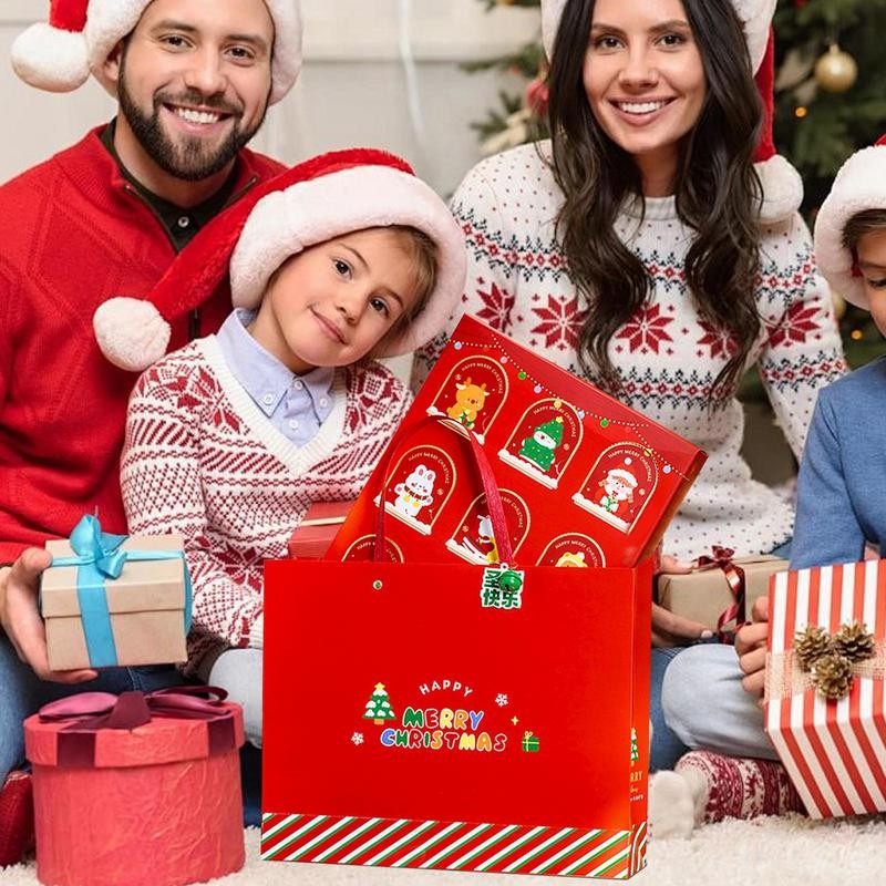 

Empty Christmas Countdown Calendar Box Advent Crafting 9 Days Countdown Fillable Box Holiday Candy Box Festive Countdown Fun For