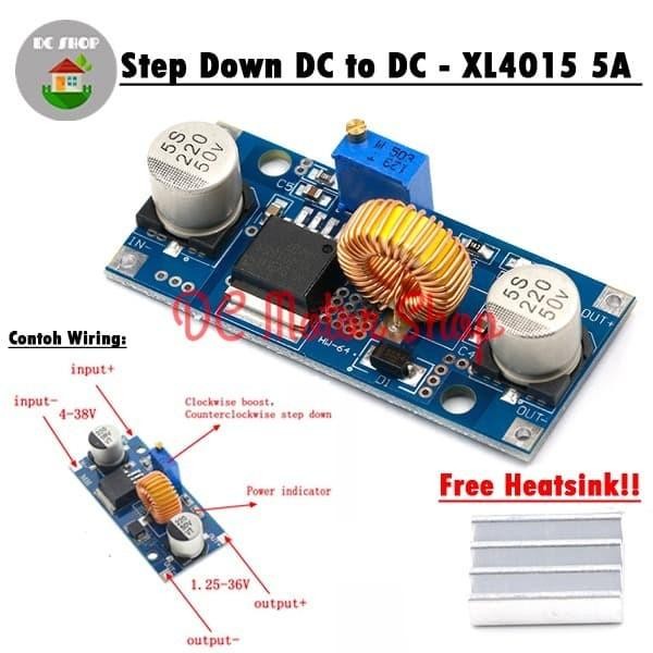 Modul XL4015 DC-DC Step Down 4-38V to 1.25-36V 5A 75W XL-4015 Module - XL4015