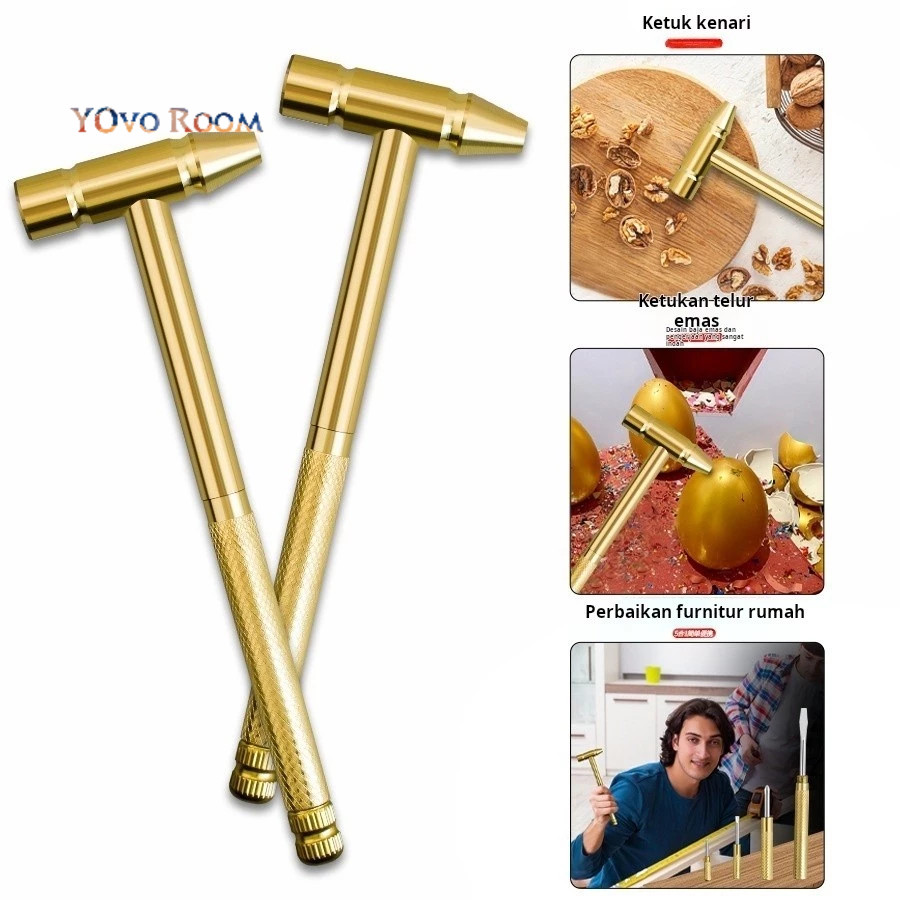 PALU EMAS  MULTIFUNGSI 6 IN 1 PALU /SILVER / PALU MULTIFUNGSI OBENG MULTIFUNGSI HAMMER MULTIFUNGSI Y