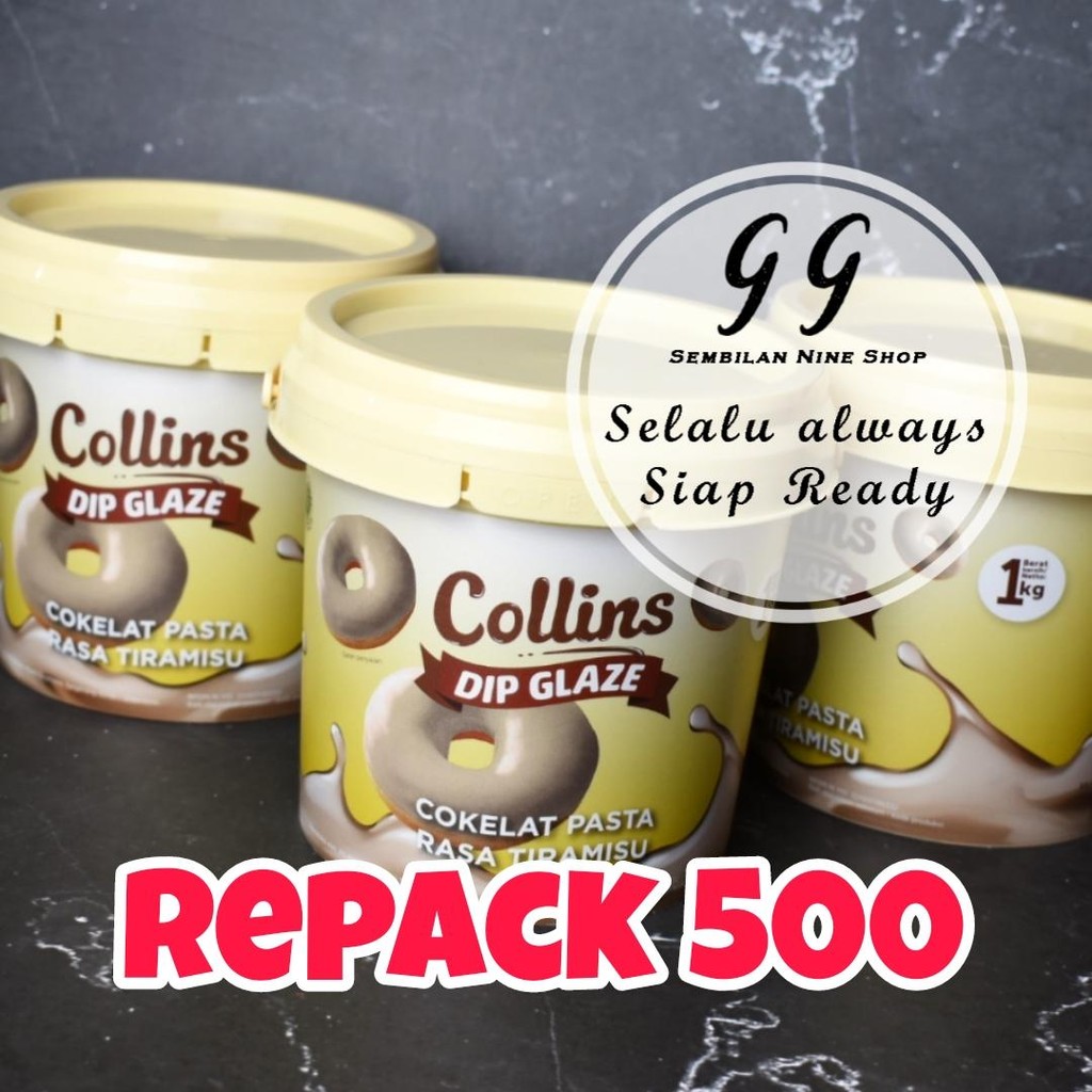 

COLLINS 500 Gram TIRAMISU Dip GLAZE Glazing