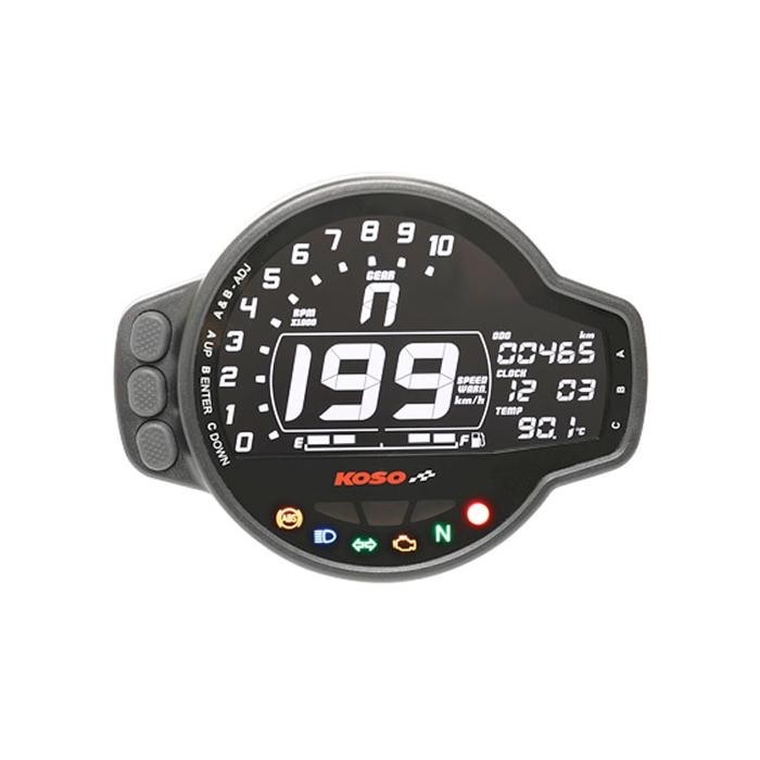 Speedometer KOSO Digital LCD Meter MS-01 Universal