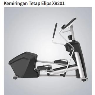 Elliptical Cross Trainer Machine Alat Fitness Gym Crosstrainer X9201 DHZ FITNESS/ COMERCIAL EQUIPMEN