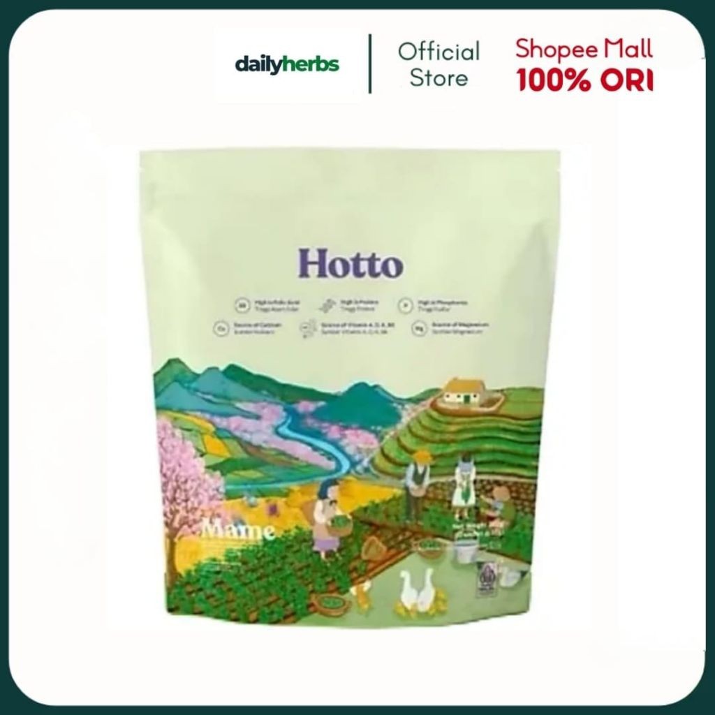 

Hotto Mame Multigrain Edamame Superfood Original - 1 Pouch (12 Sachet) Hotto Mame