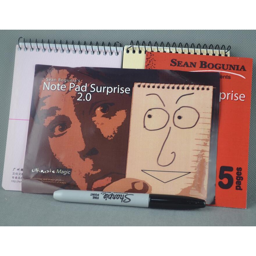 

Note Pad Surprise 2.0 Magic Tricks Magician Close Up Party Accessories Gimmick Props Funny Illusion