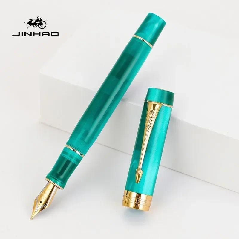 

JINHAO 100 Centennial Resin Arrow Shaped Pen Golden Clip Fountain Pen Stationery Business Office School Supplies PK 9019