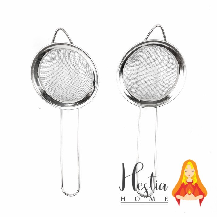 Saringan Kopi Teh Minyak Goreng Halus Strainer Stainless Ayakan Bubuk