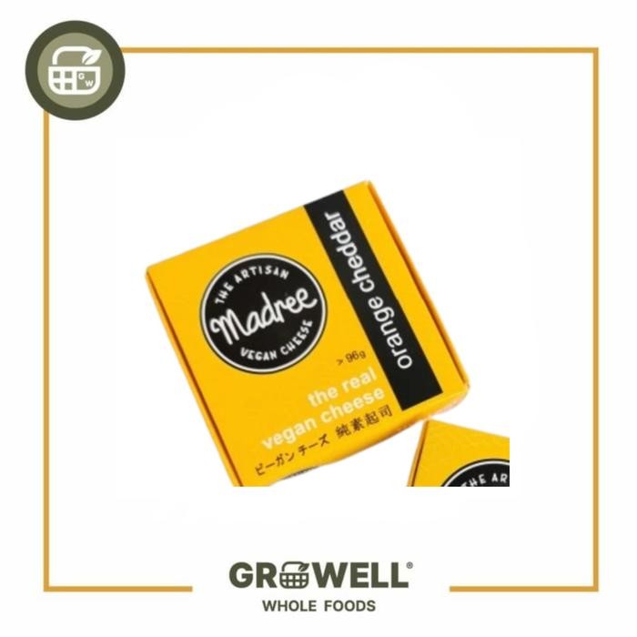 

MADREE VEGAN CHEESE ORANGE CHEDDAR 96GR