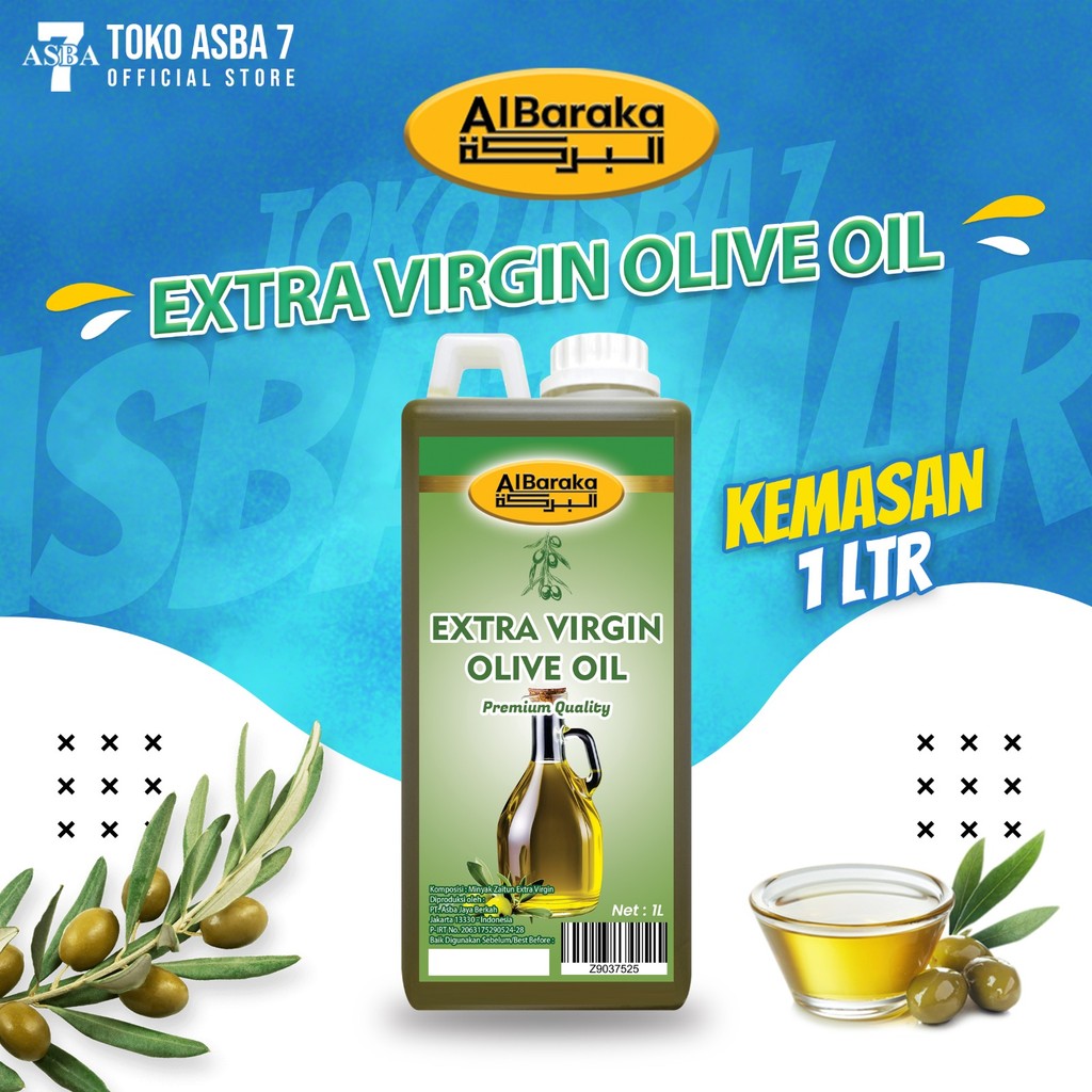 

AL BARAKAH EXTRA VIRGIN OLIVE OIL 1LTR