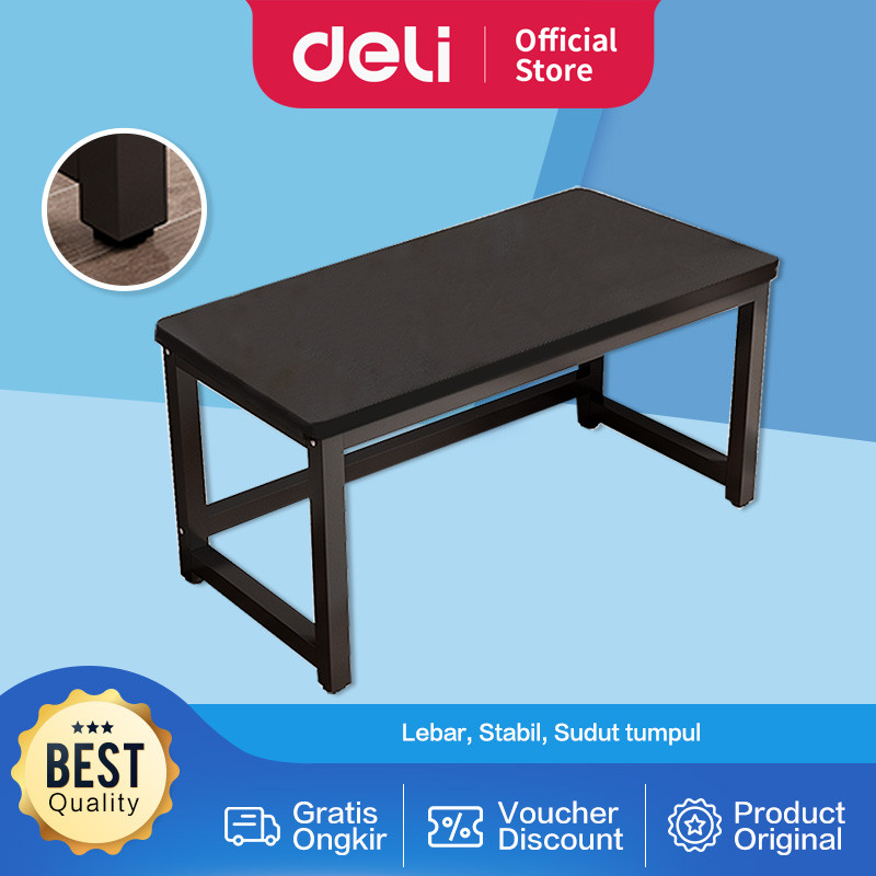 

Deli Meja Kerja / Meja Belajar / Office Table 100 CM Hitam Kapasitas Besar E91513