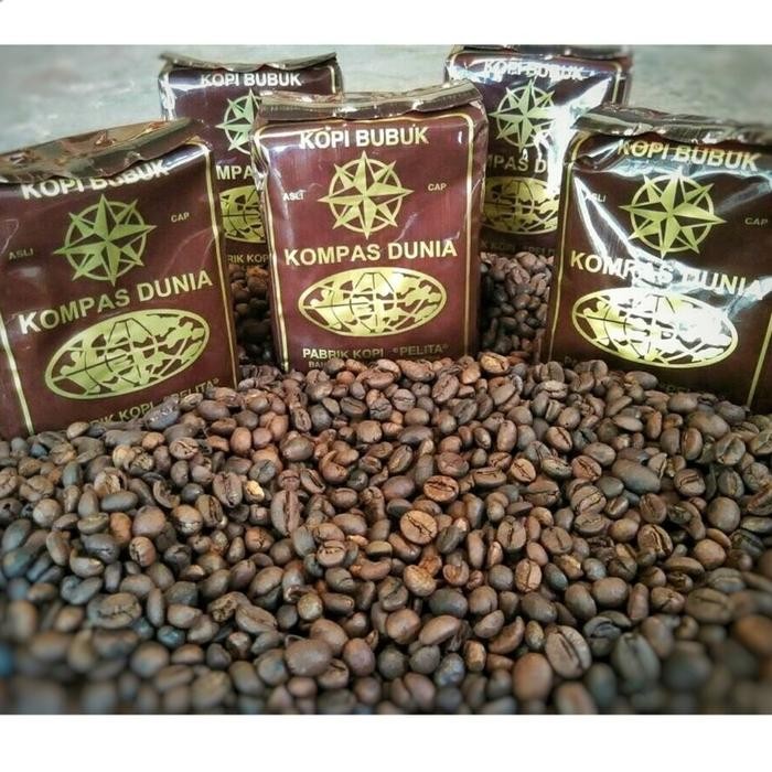 

Kopi Bubuk Lampung Robusta Cap Kompas Dunia 250gram