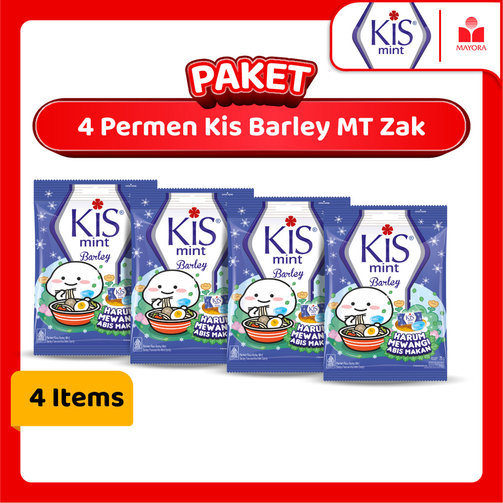 

Paket 4 Permen Kis Barley MT Zak
