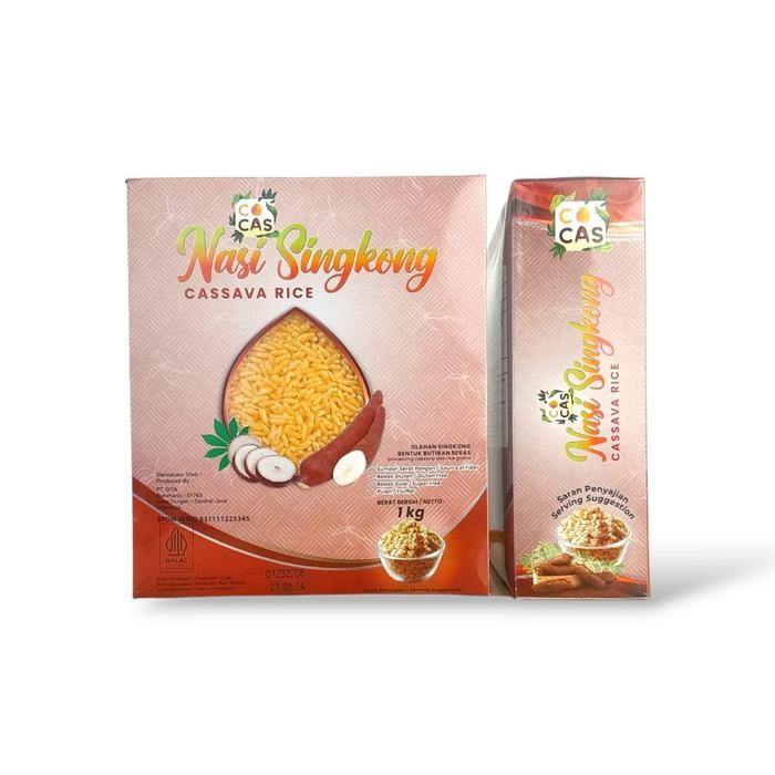 

BERAS NASI JAGUNG SINGKONG CORN CASSAVA RICE 1KG - Beras Singkong