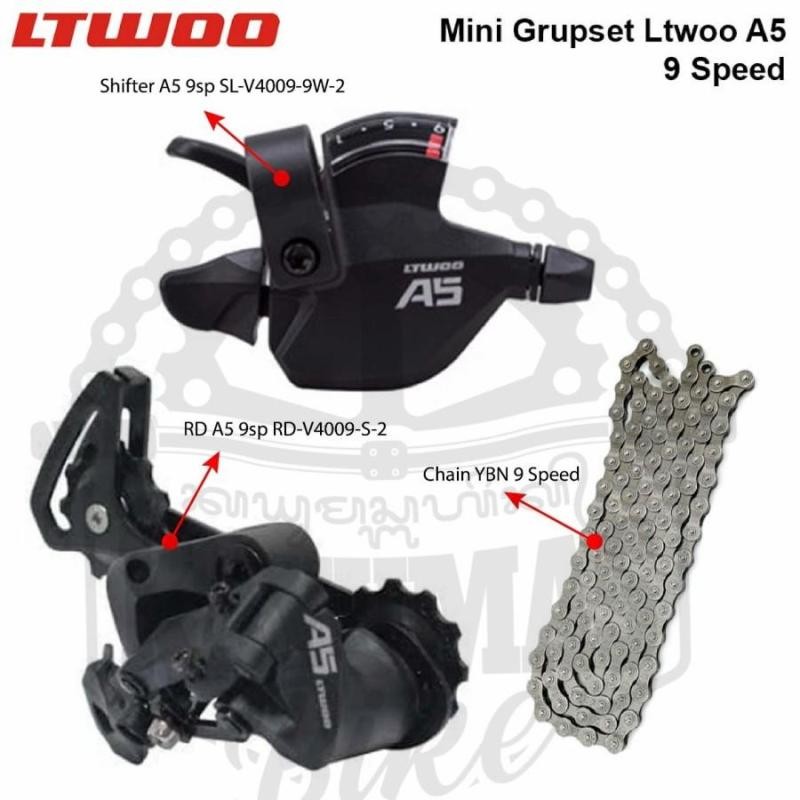 MINI GROUPSET LTWOO A5 9 SPEED