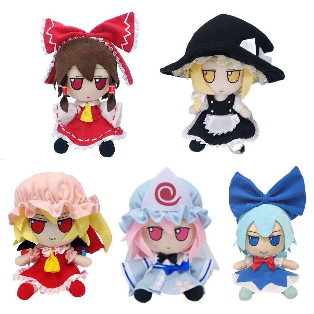 20cm Touhou Project Plush Doll Toys Cirno Fumo Flandre Scarlet Anime Girl Cosplay girls gifts