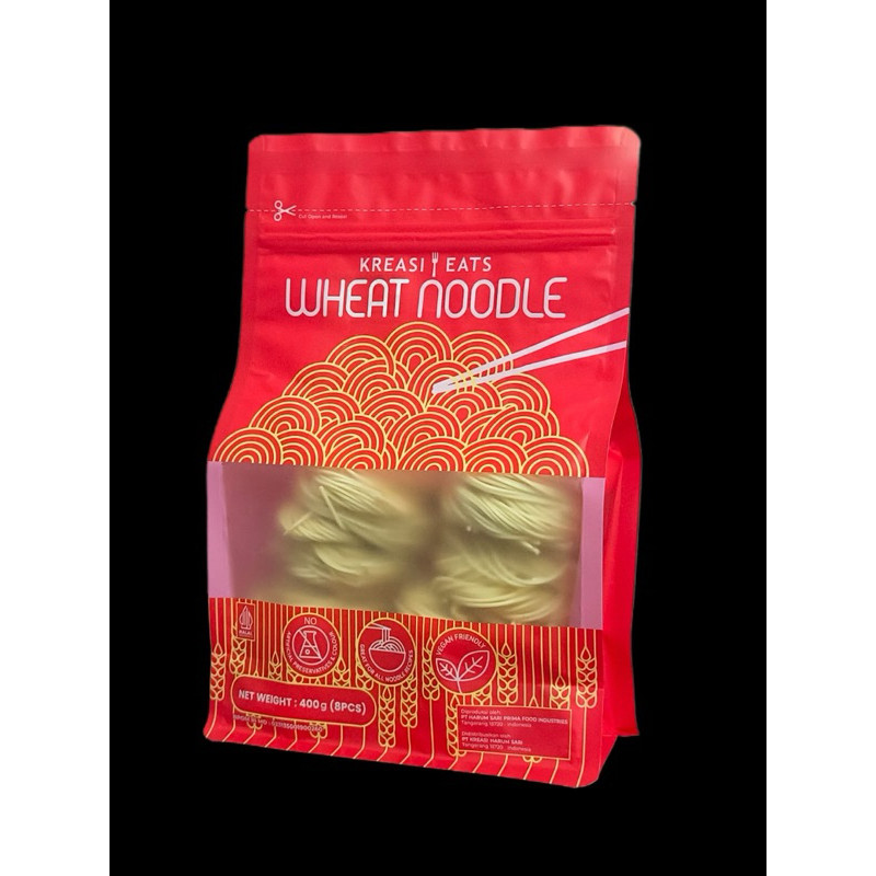 

Kreasi Eats Wheat Noodle Instant Ramen Misoa Instan Mpasi 400gr (8 discs)