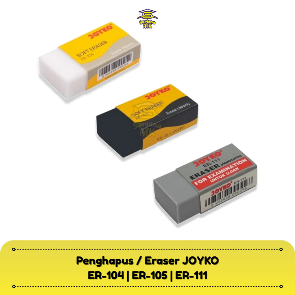 

Penghapus / Eraser / Stip Joyko ER-104 / ER-105 / ER-111
