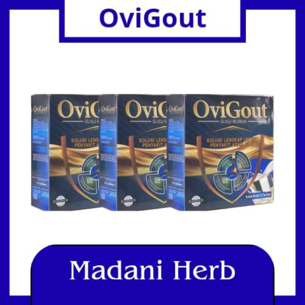 

OVIGOUT 3 Box Milik Susu Suplemen Kesehatan Asam Urat, Kolesterol Dan Tulang Sendi