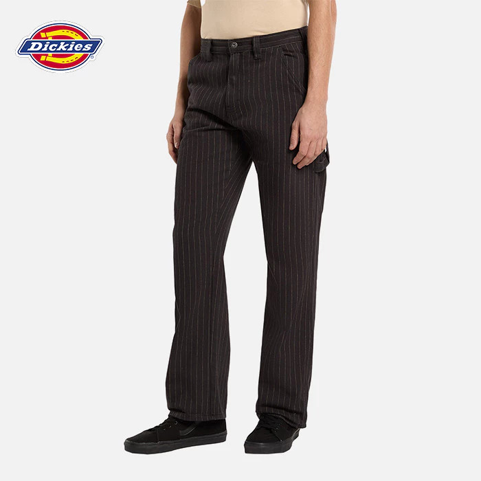 DICKIES - Men's Hickory Carpenter Pants - Celana Panjang Pria