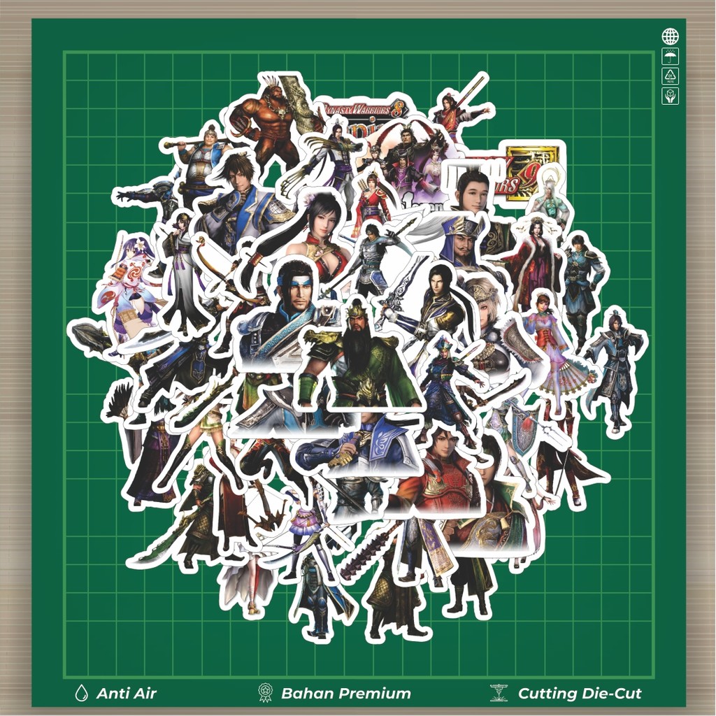

HOT 50 PCS STIKER Stiker Gamae Series Dynasty Warriors Character Mix 2 Stiker Fashion Cars Decal Dingin Kartu Album Custom Vinyl Anti Air- Sticker Aesthetic Buku Journal Koper Casing HP Tablet Laptop Helm Motor Botol Minum
