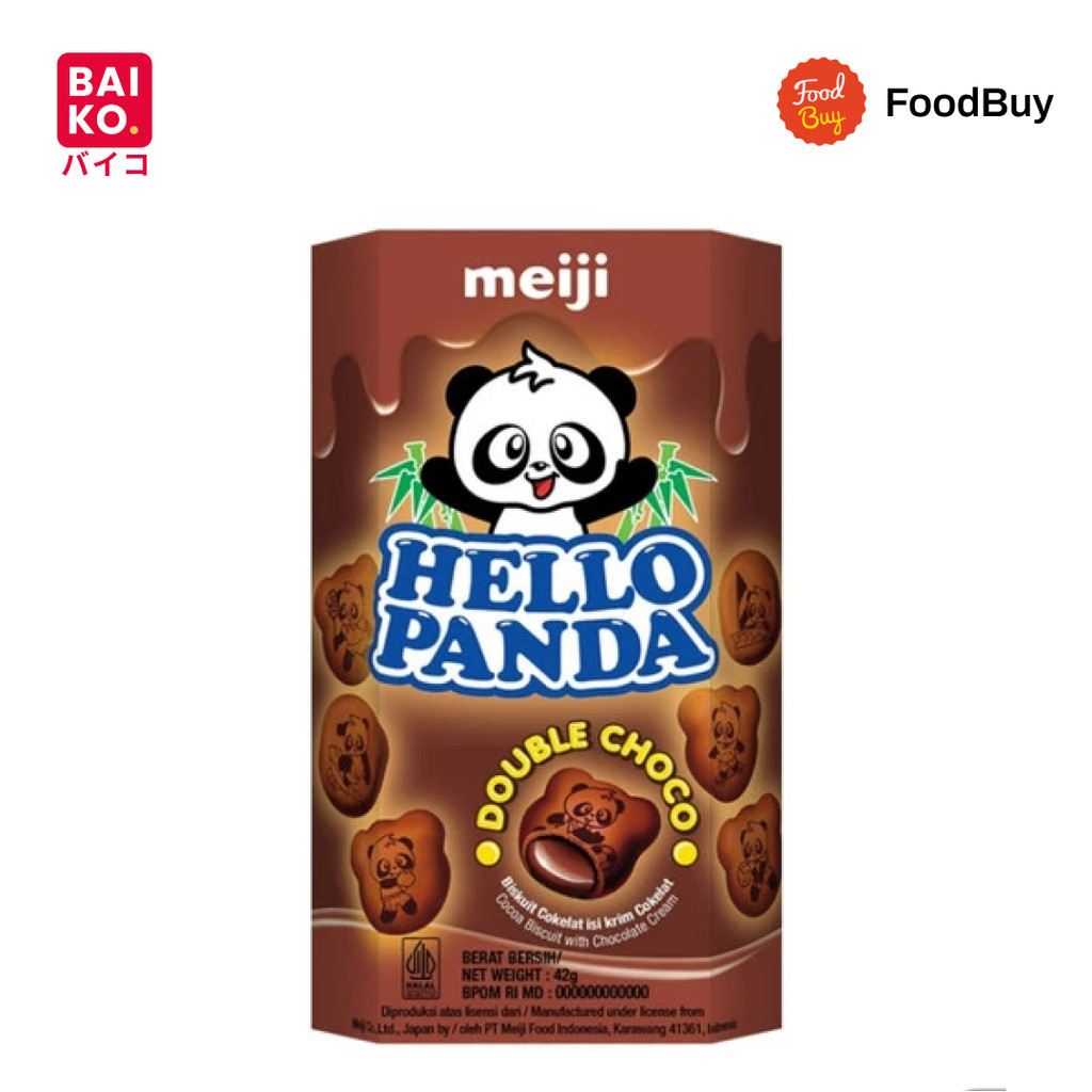 

Hello Panda Biskuit Double Choco 42gr