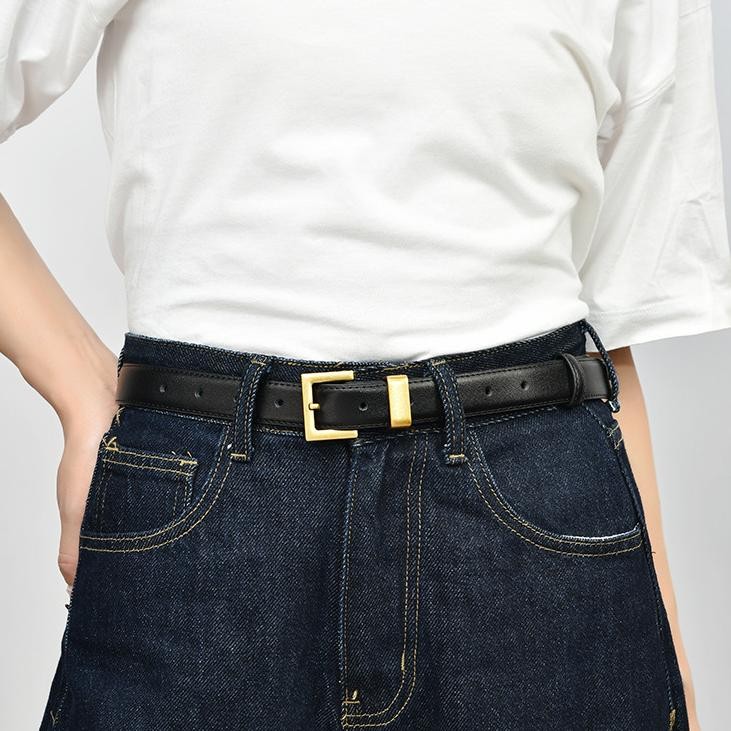 Ikat Pinggang Wanita Belt Kulit Asli Gesper Sabuk Ban Pinggang Premium Kulit Sabuk Fashion Style