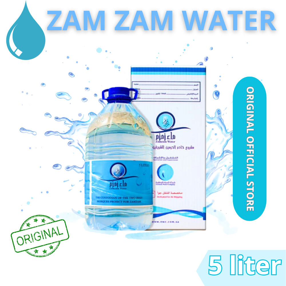 

AIR ZAM ZAM 5 LITER asli makkah