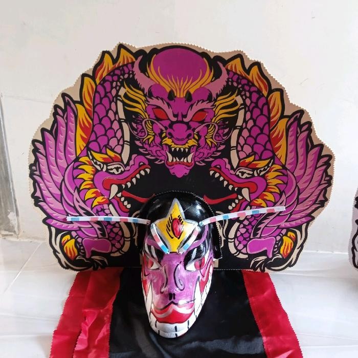 

* barongan devil/barongan anak/barongan spon/caplokan spon/caplokan anak/mainan anak Toys - barongan besar ungu *