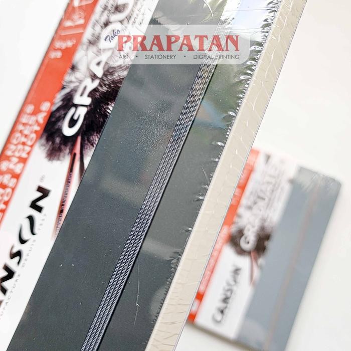 

GRADUATE Canson Sketch & Notes Book | Sketchbook | Buku Gambar - SOFT COVER, DARK GREY
