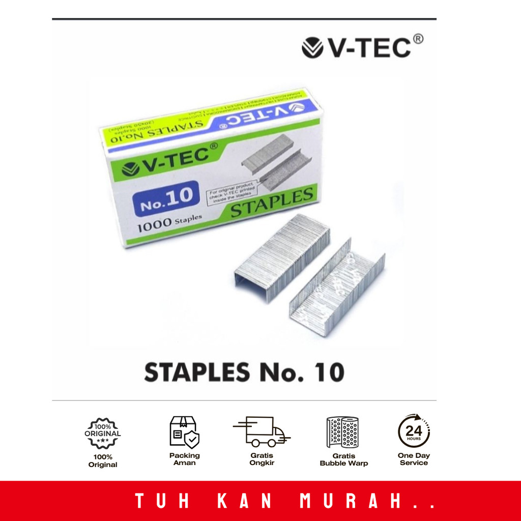 

V-TEC NIECES NO.10 GREEN / ISI STAPLES