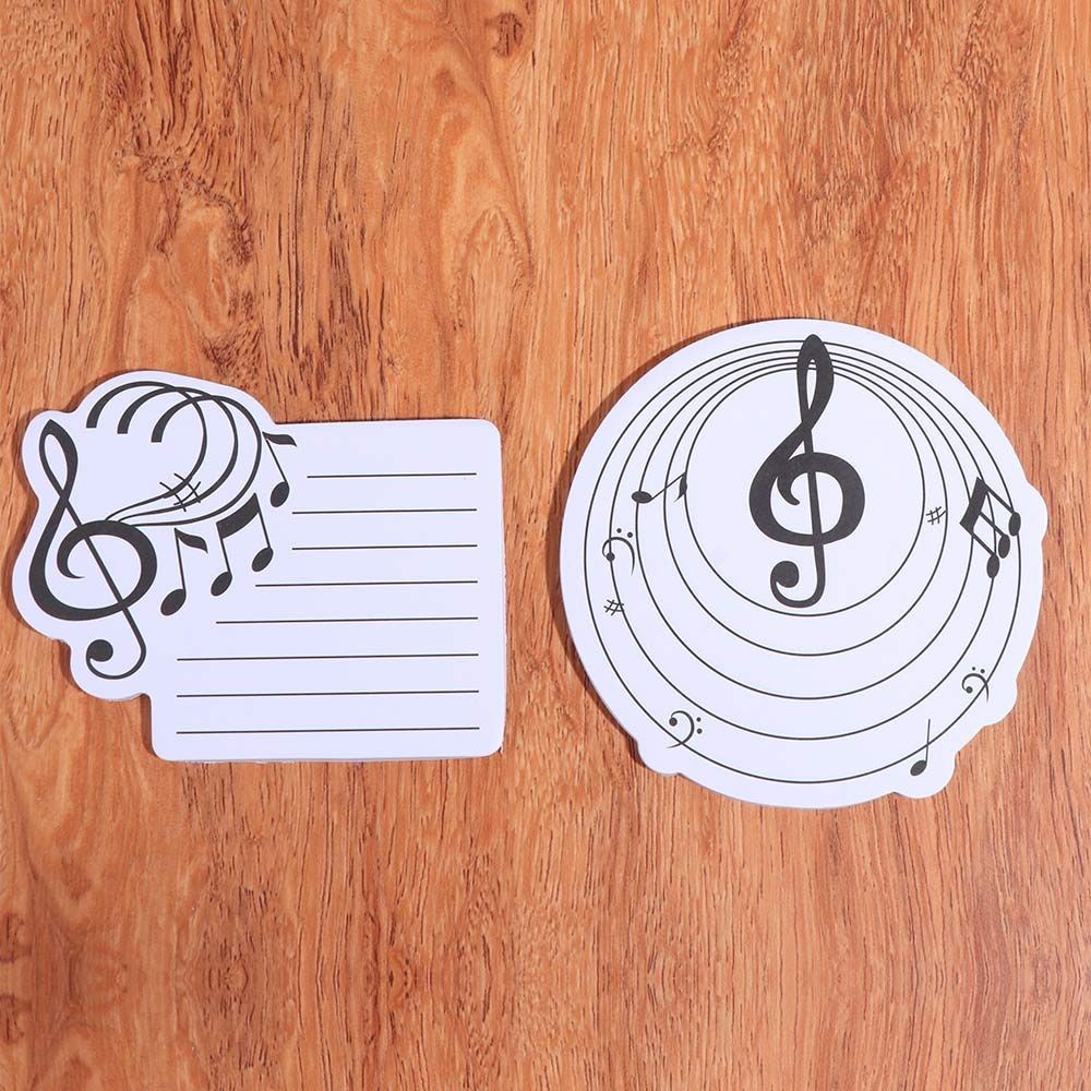 

10Pcs/Set Self-adhesive Music Note Sticky Notes Various Music Shapes Smooth Writing Writing Memo Pad 30 Sheets/Book Stationery