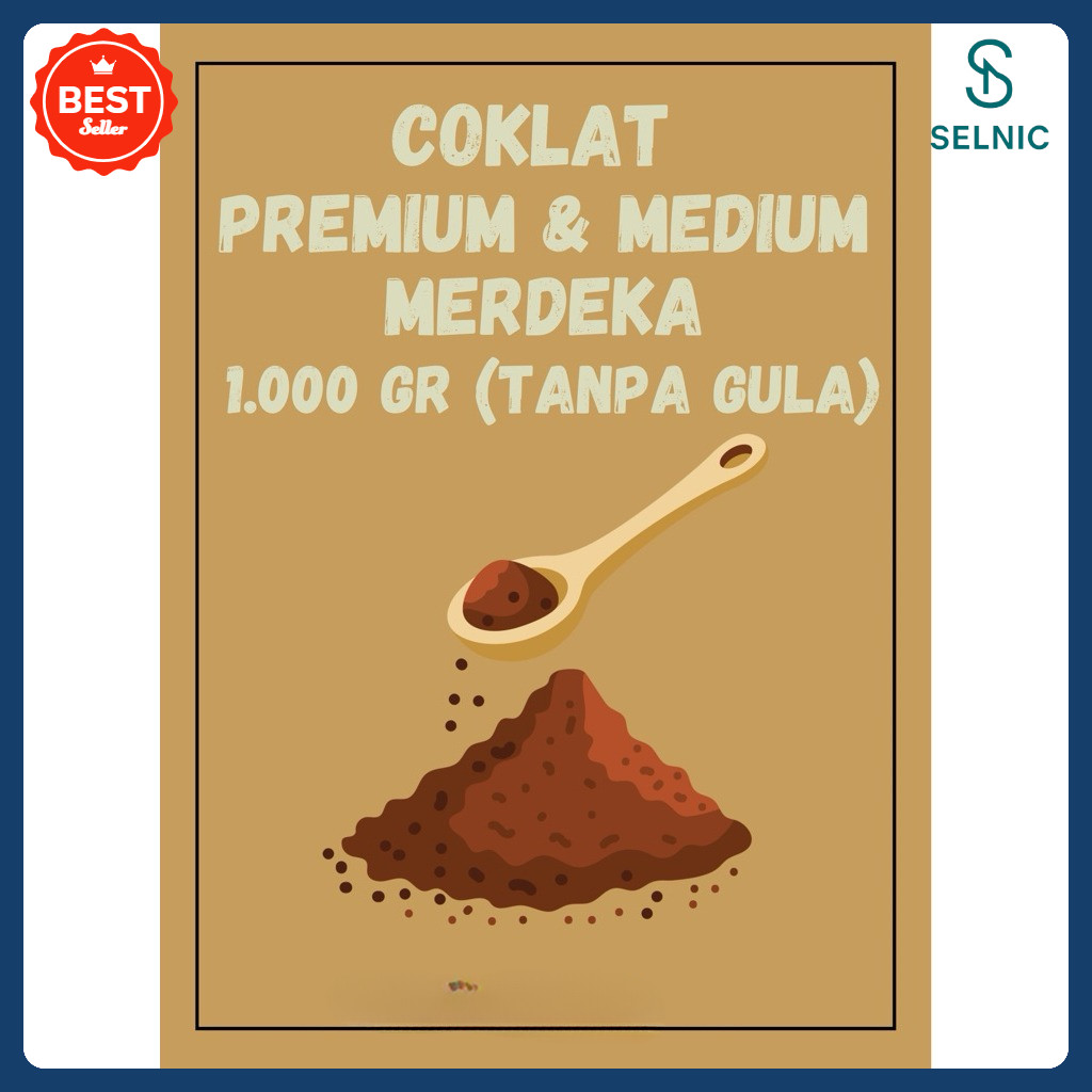 

Terlaris Bubuk COKLAT PREMIUM & MEDIUM Merdeka (Mas Ical) 1.000GR