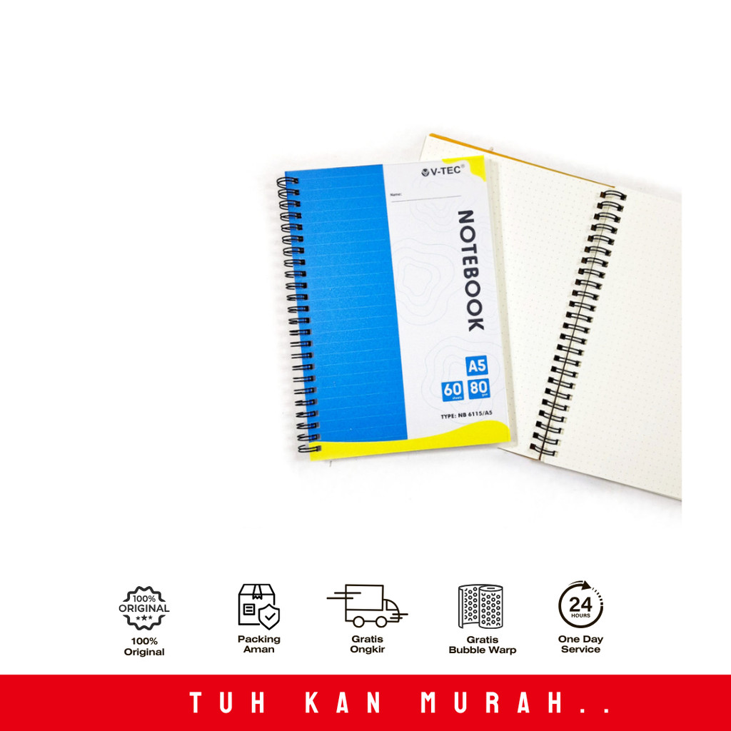 

V-TEC NOTEBOOK 8115 A5 GRID