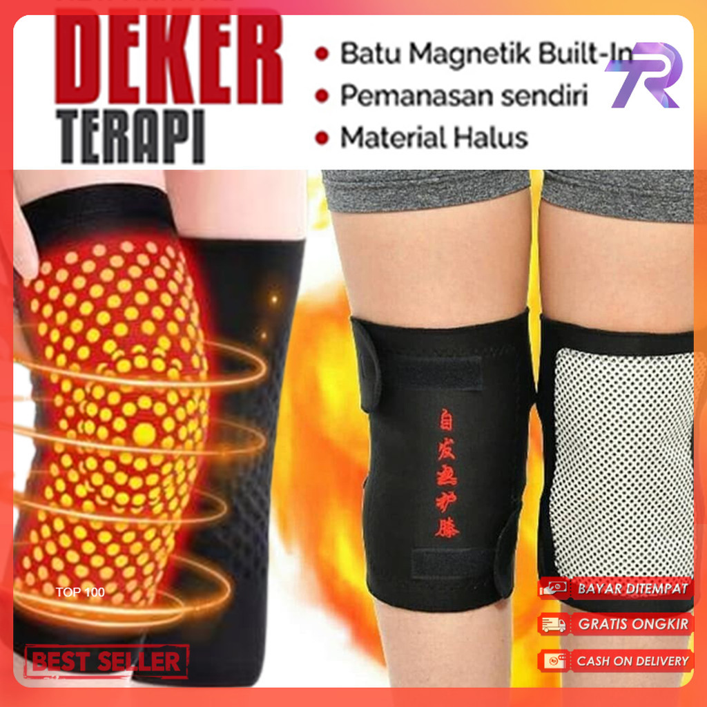 TR - DEKKER Sabuk Korset Lutut Kneepad Pelindung Penghangat Kaki Ankle Nyeri Kesehatan Decker Deker
