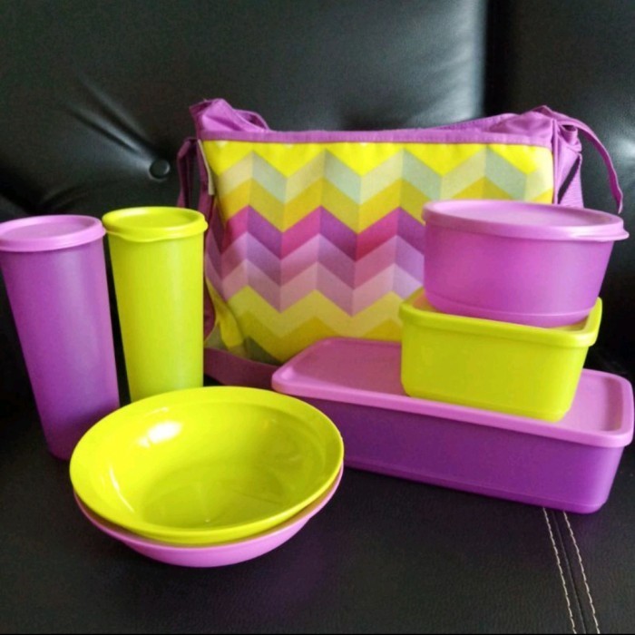 [BIG SALE] Promo Tupperware T for 2 Set Ungu