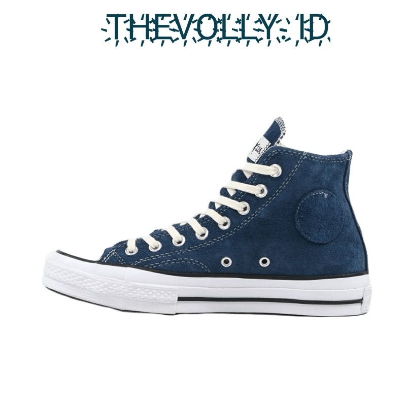 Sepatu Converse Stussy Chuck Taylor All Star 70s High 8 Ball Sea Blue White BNIB Original / Sneakers