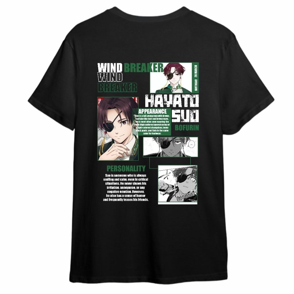 Kaos Suo Hayato Wind Breaker