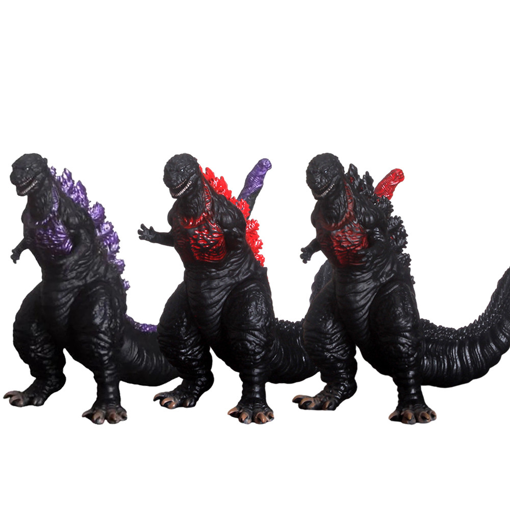 Godzilla Moive Action Figure Shin Godzilla Red Lotus Model 17cm 3 Colors Monster Soft Glue Dinosaur 