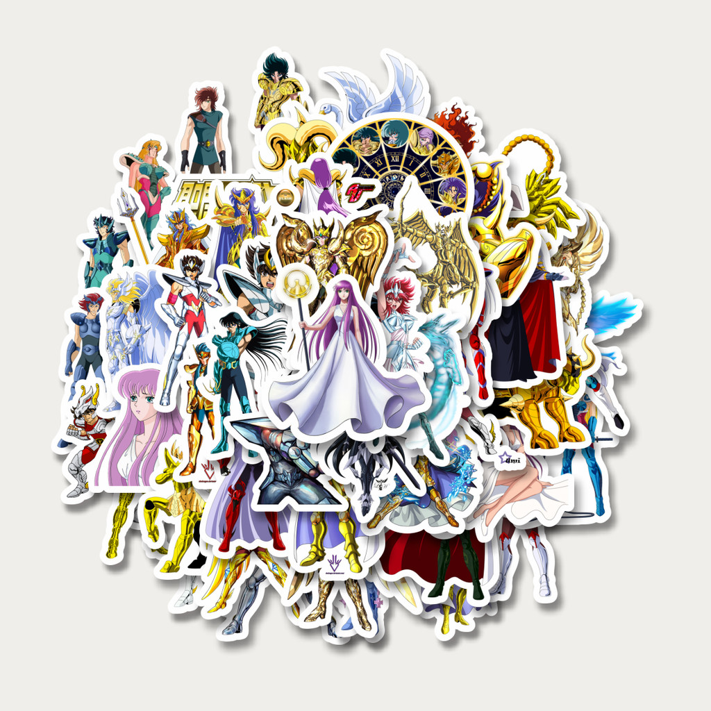 

Sticker Pack Stiker Anime Saint Seiya Character Mix | Sticker TUMBLR | Stiker LAPTOP KOPER HELM