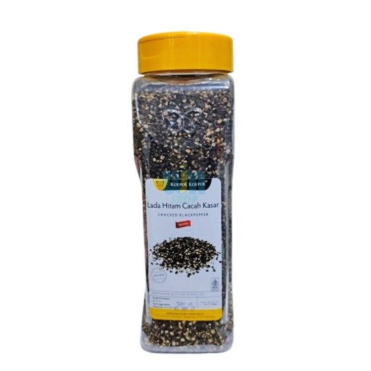 

Lada Hitam Cacah Kasar Koepoe Koepoe 381 gram